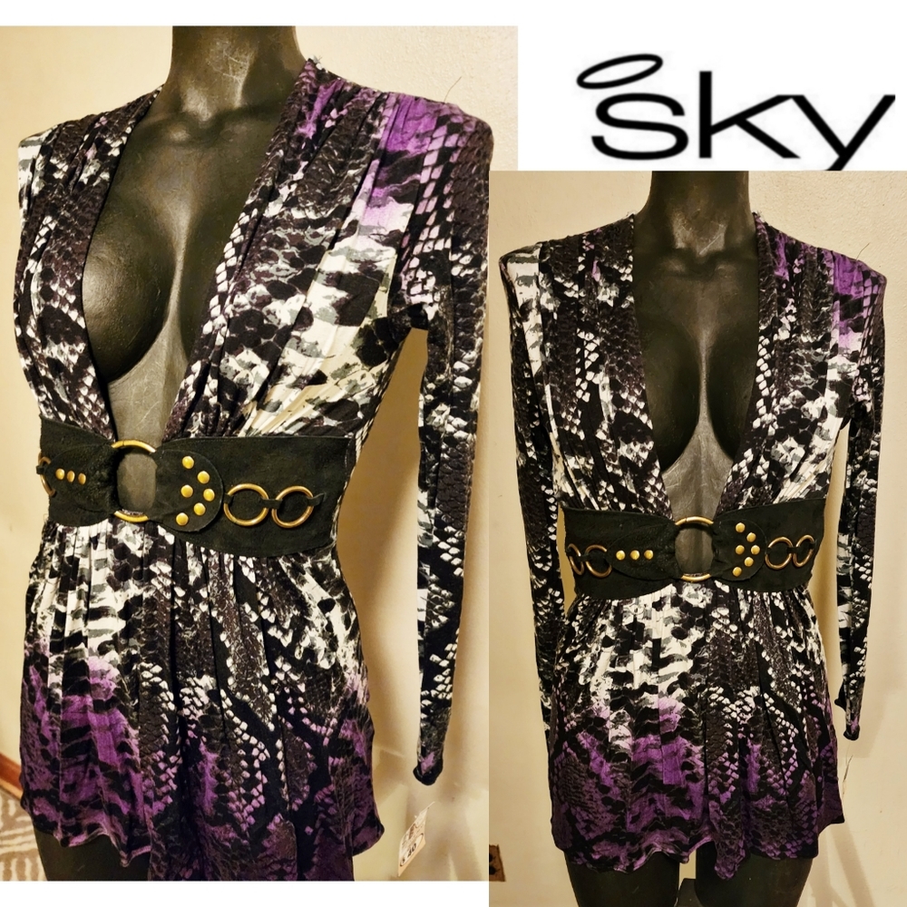 Sky dress. Hott! Sz Sm